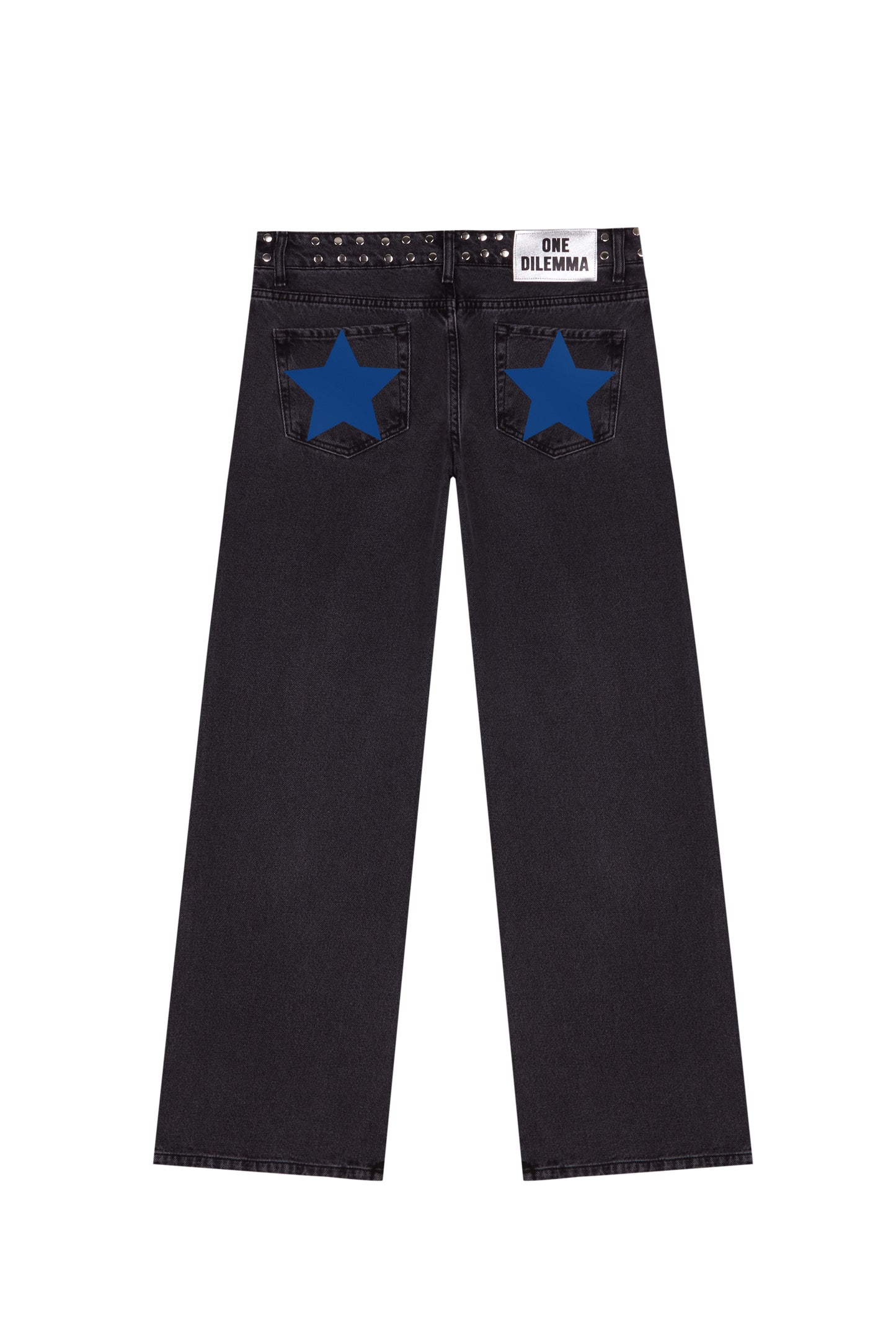 BLACK JEANS BLUE STAR