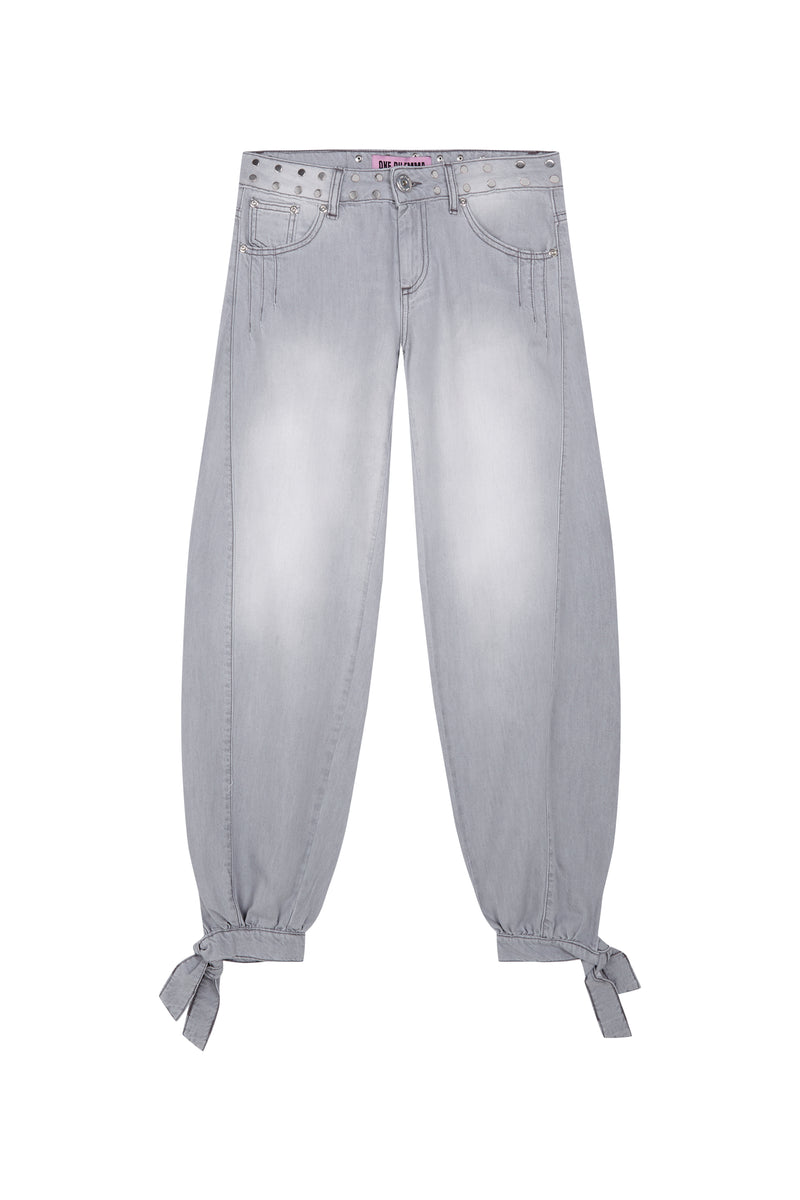 GREY BALLOON JEANS