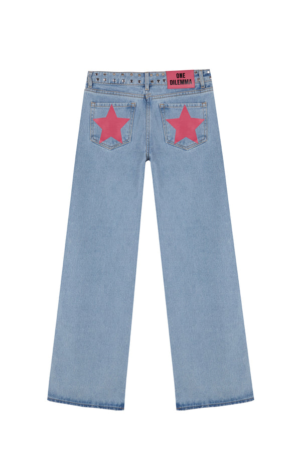 PINK STAR JEANS