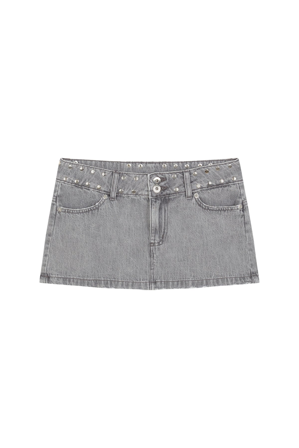 Mini-skirt silver sequins stars