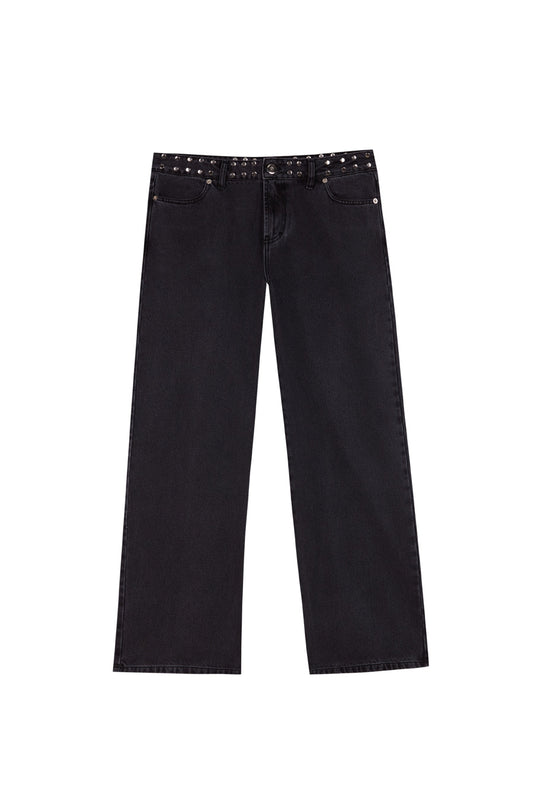 BLACK JEANS BLUE STAR