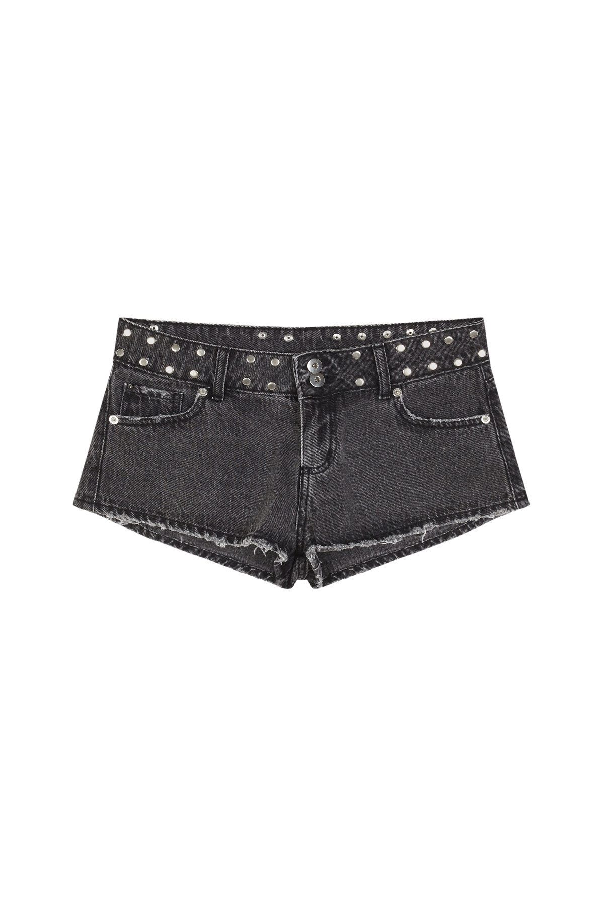Mini-short black red star