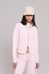 Miss Pink Zipper Crewneck