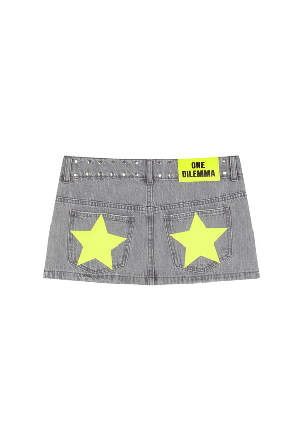 Mini-skirt yellow stars