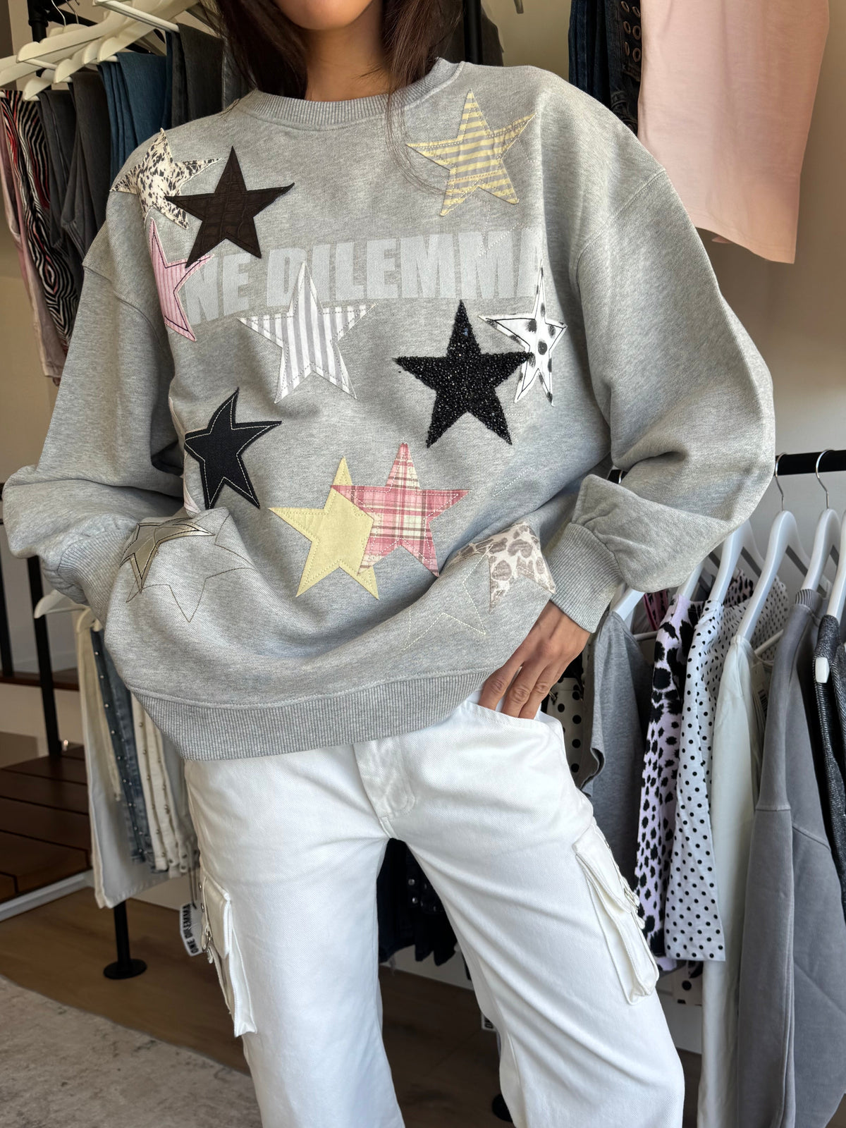 PATCHES STARS HOODIE
