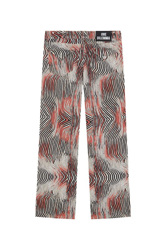 ZEBRA PRINT JEANS