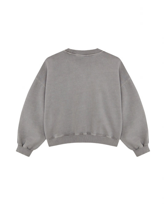 WORN GREY HOODIE