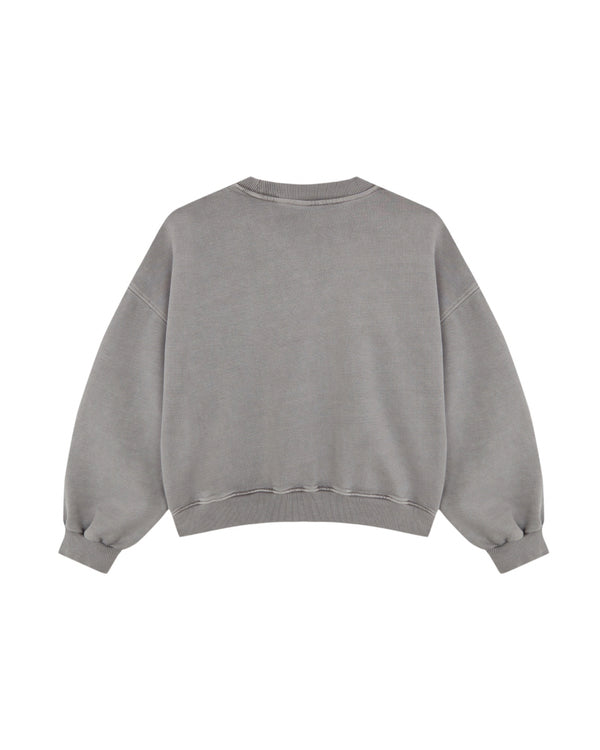WORN GREY HOODIE