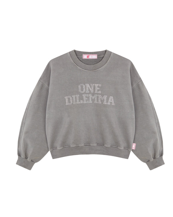 WORN GREY HOODIE