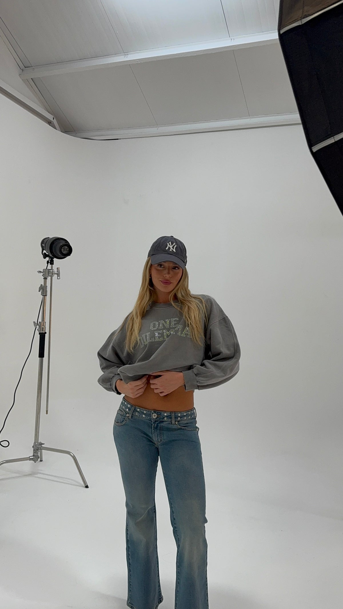 WORN GREY HOODIE