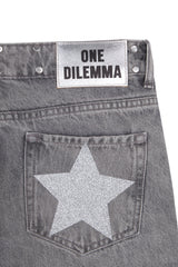 GREY JEANS SHINY STAR