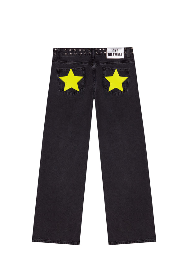 BLACK JEANS YELLOW STAR