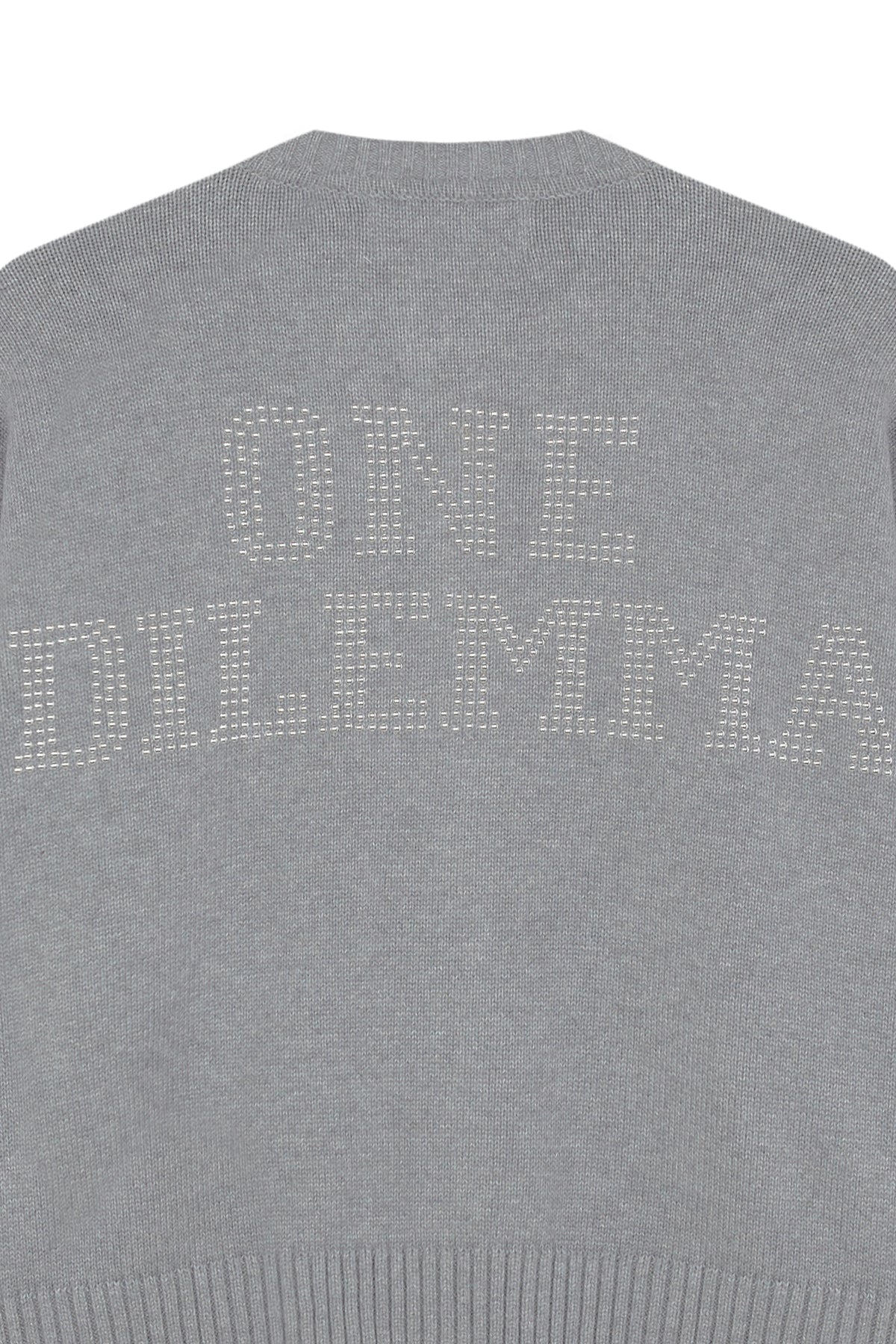 GREY SHINY CARDIGAN