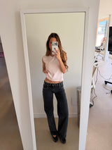 BLACK JEANS SHINY STAR