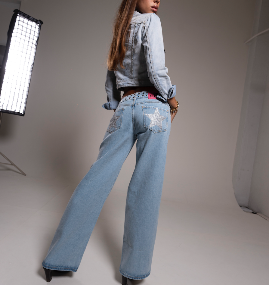 Jeans brillantes