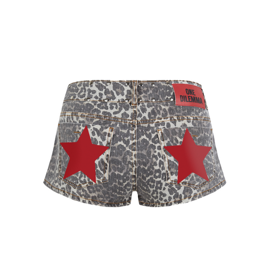 CHEETAH RED SHORTS