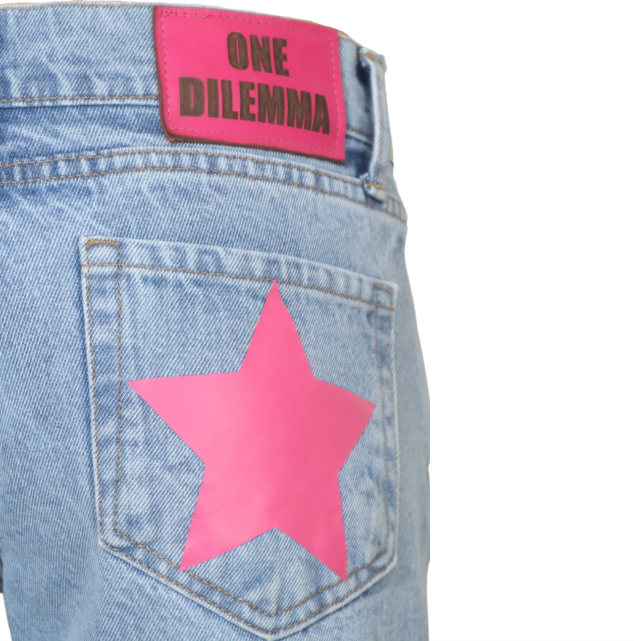 pink star jeans