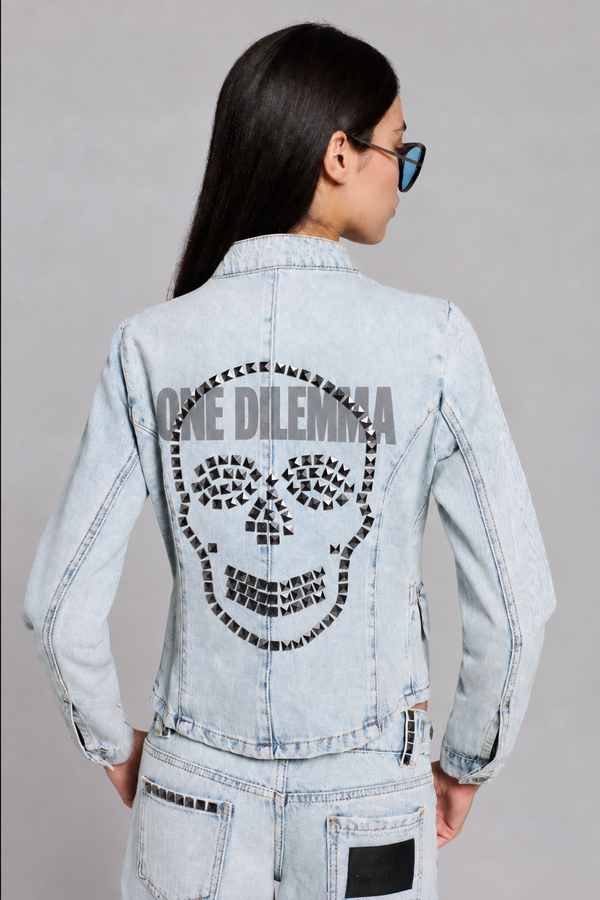 Rebel Skull Denim Jacket