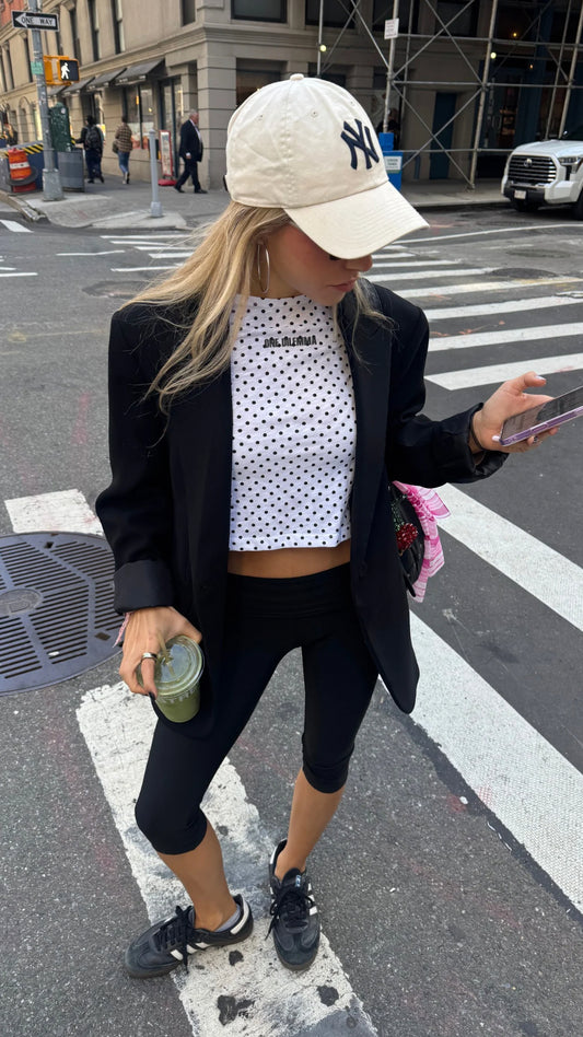 MIDI TEE POLKA DOTS