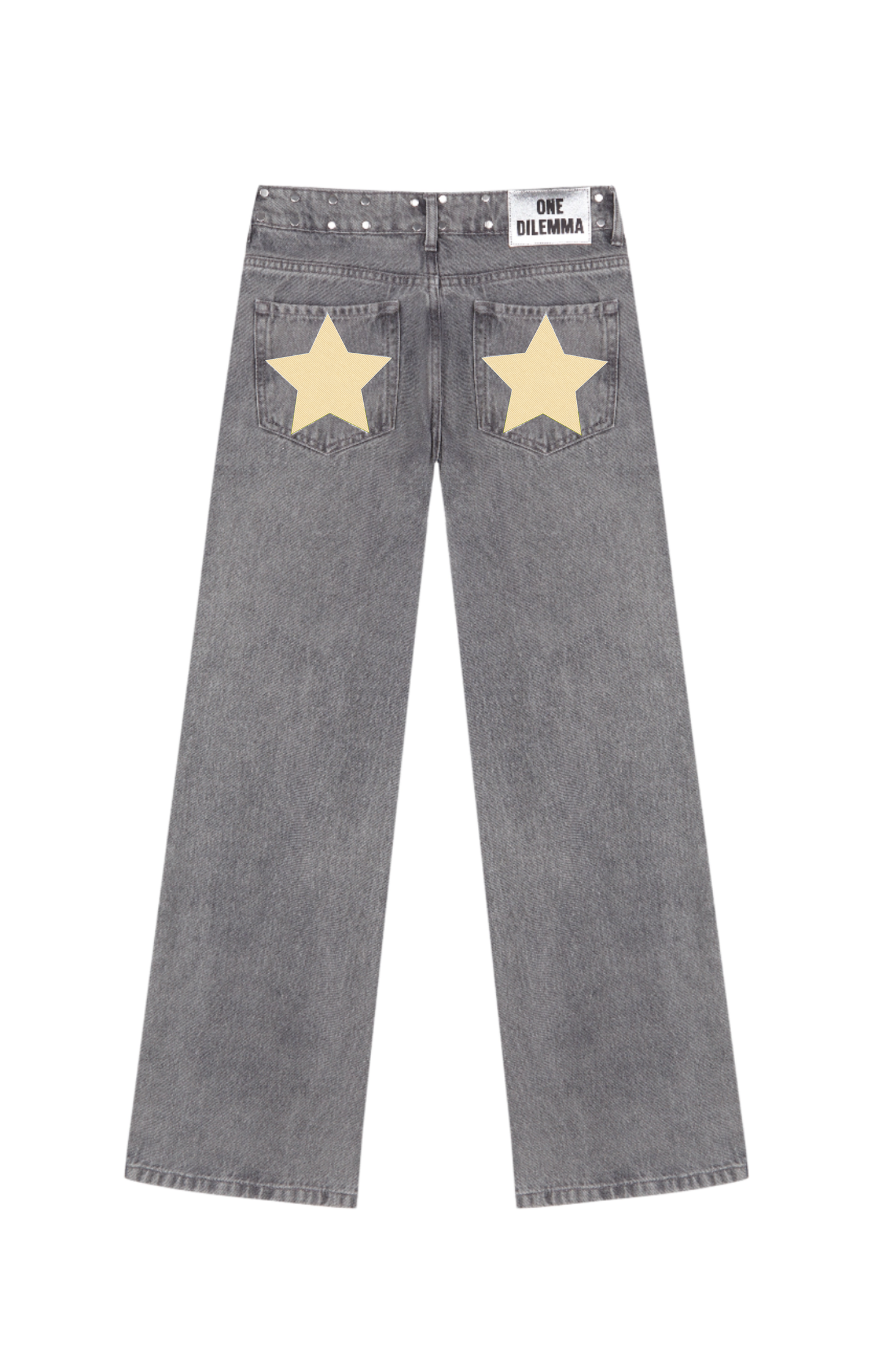 GREY JEANS YELLOW STAR