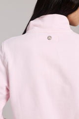 Miss Pink Zipper Crewneck