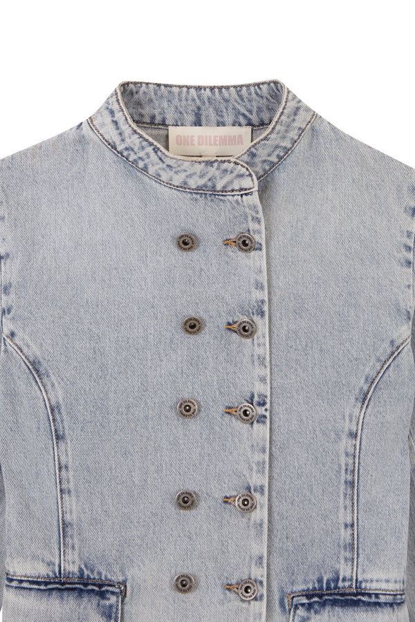 Rebel Skull Denim Jacket
