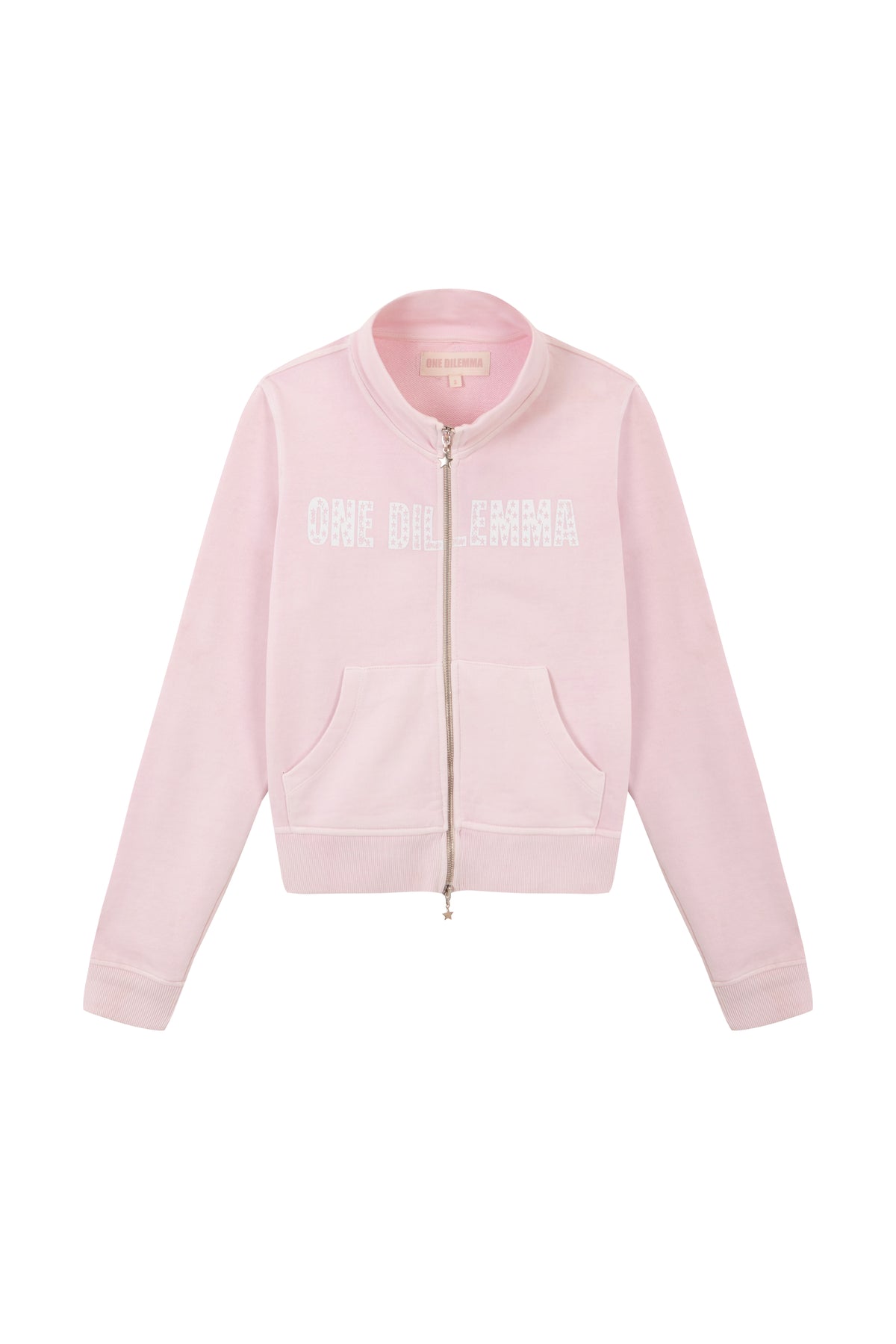 Miss Pink Zipper Crewneck