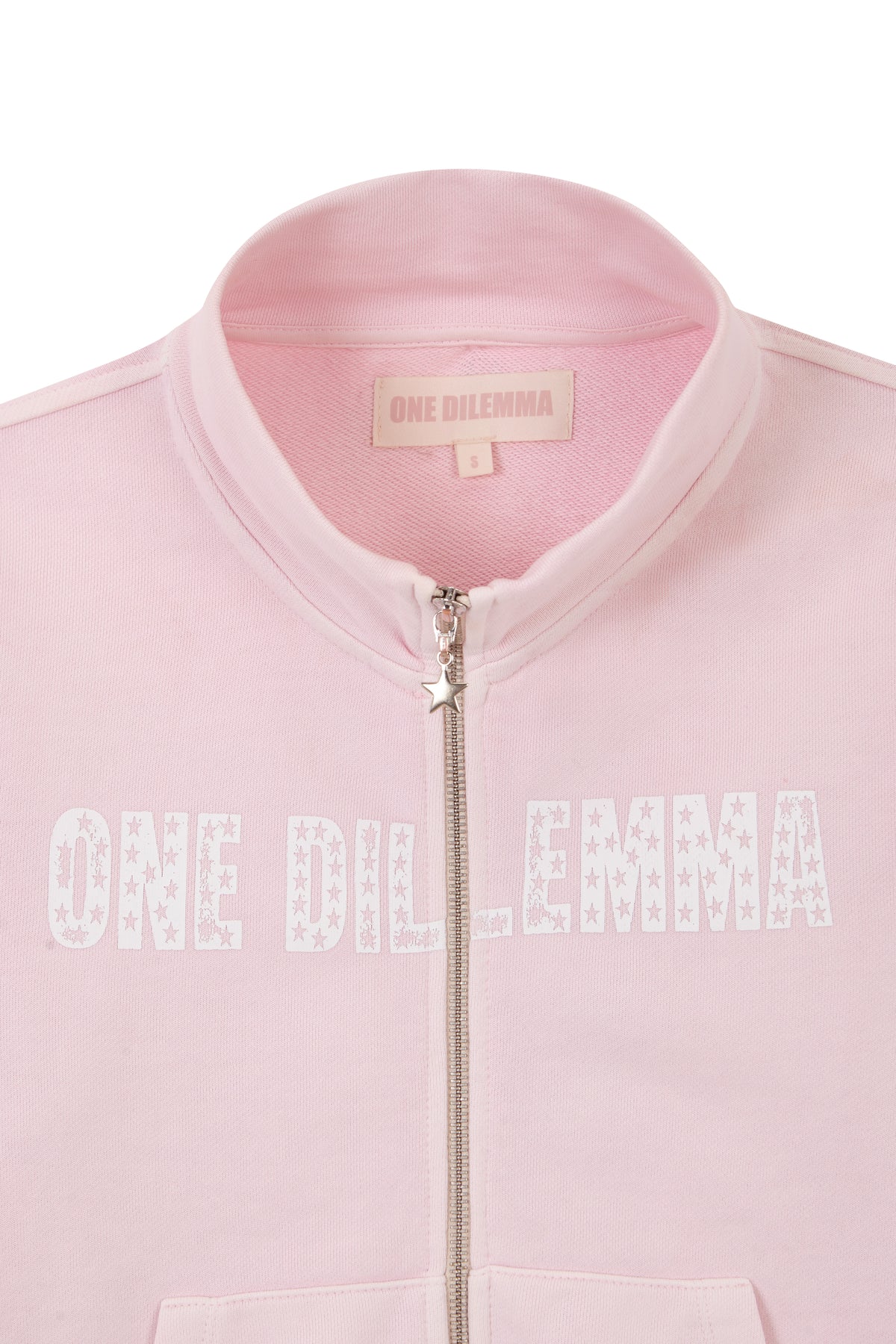 Miss Pink Zipper Crewneck