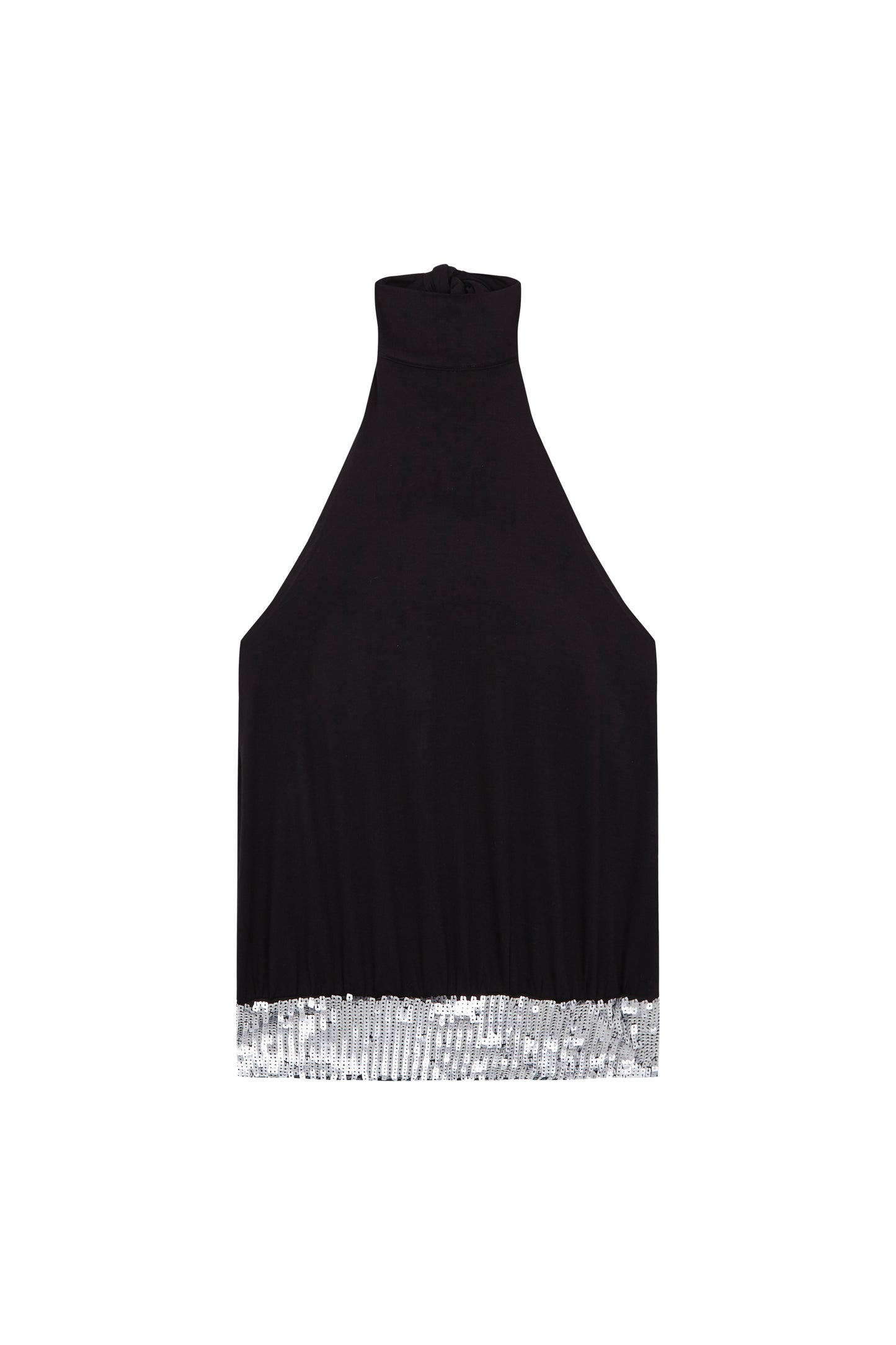 HALTER SEQUINS TOP
