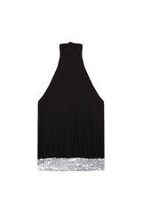 HALTER SEQUINS TOP