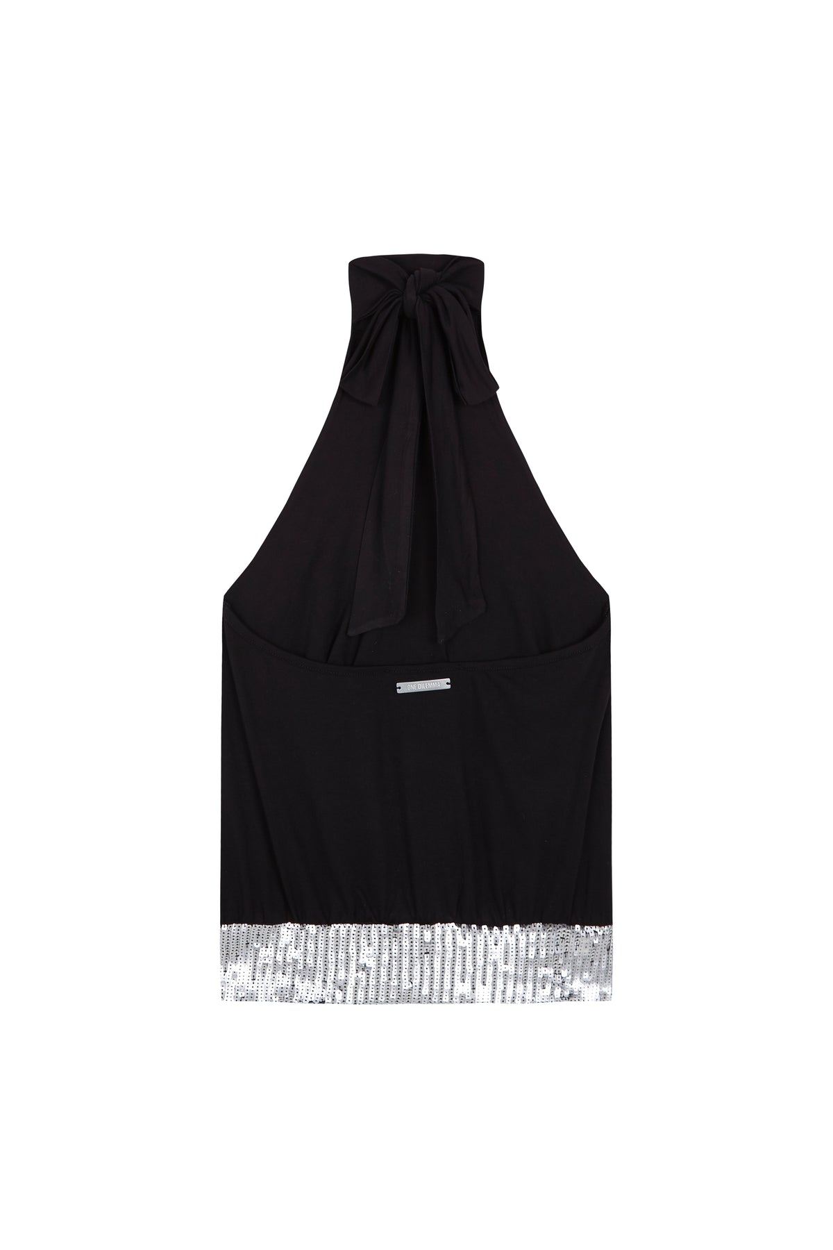 HALTER SEQUINS TOP