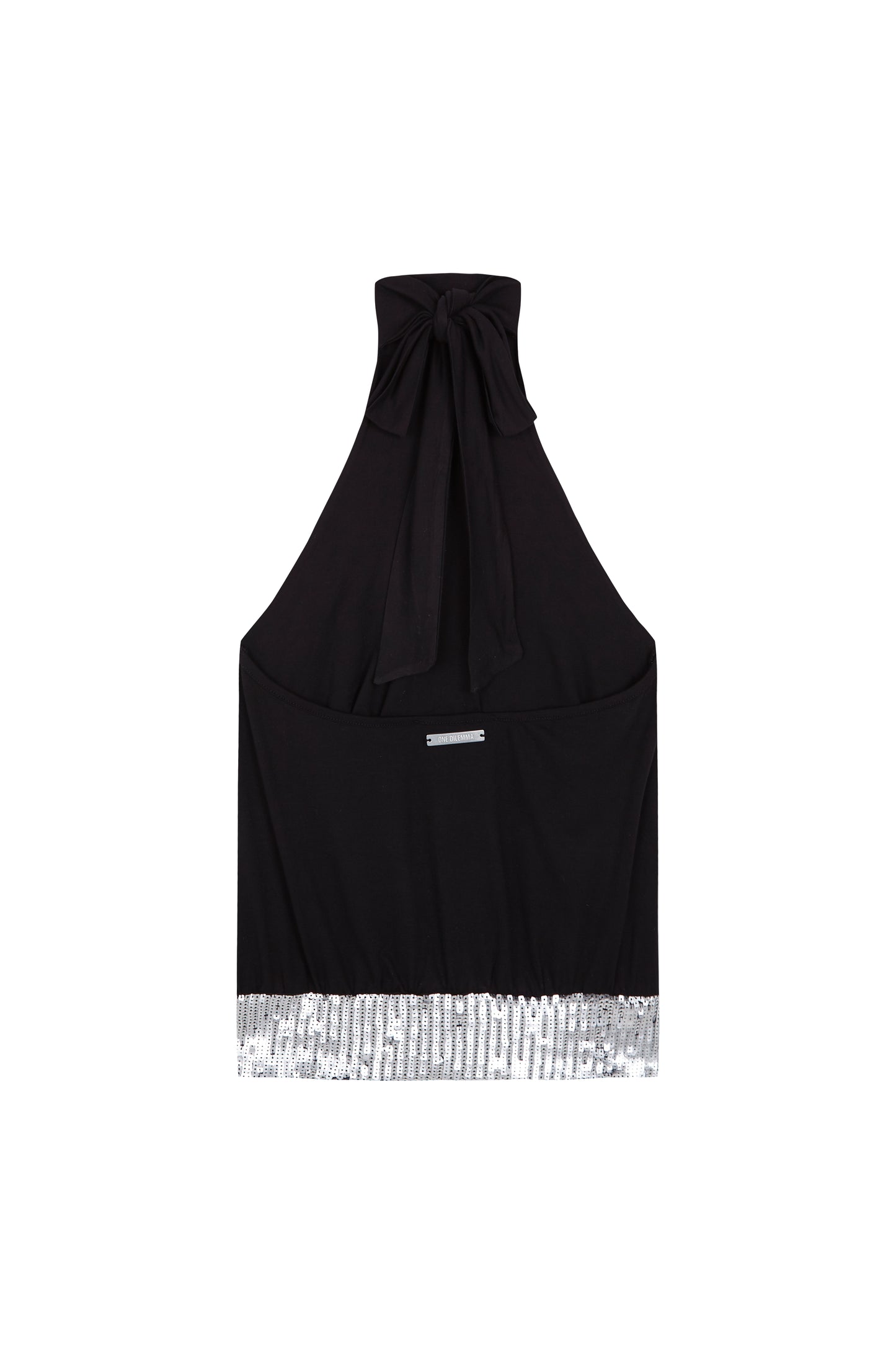 HALTER SEQUINS TOP