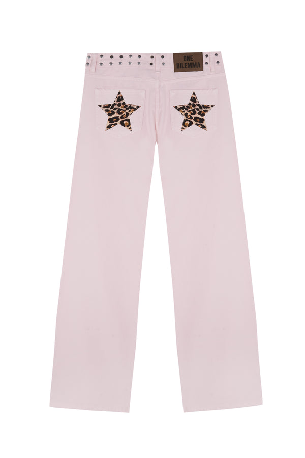 PINK JEANS SAFARI STAR