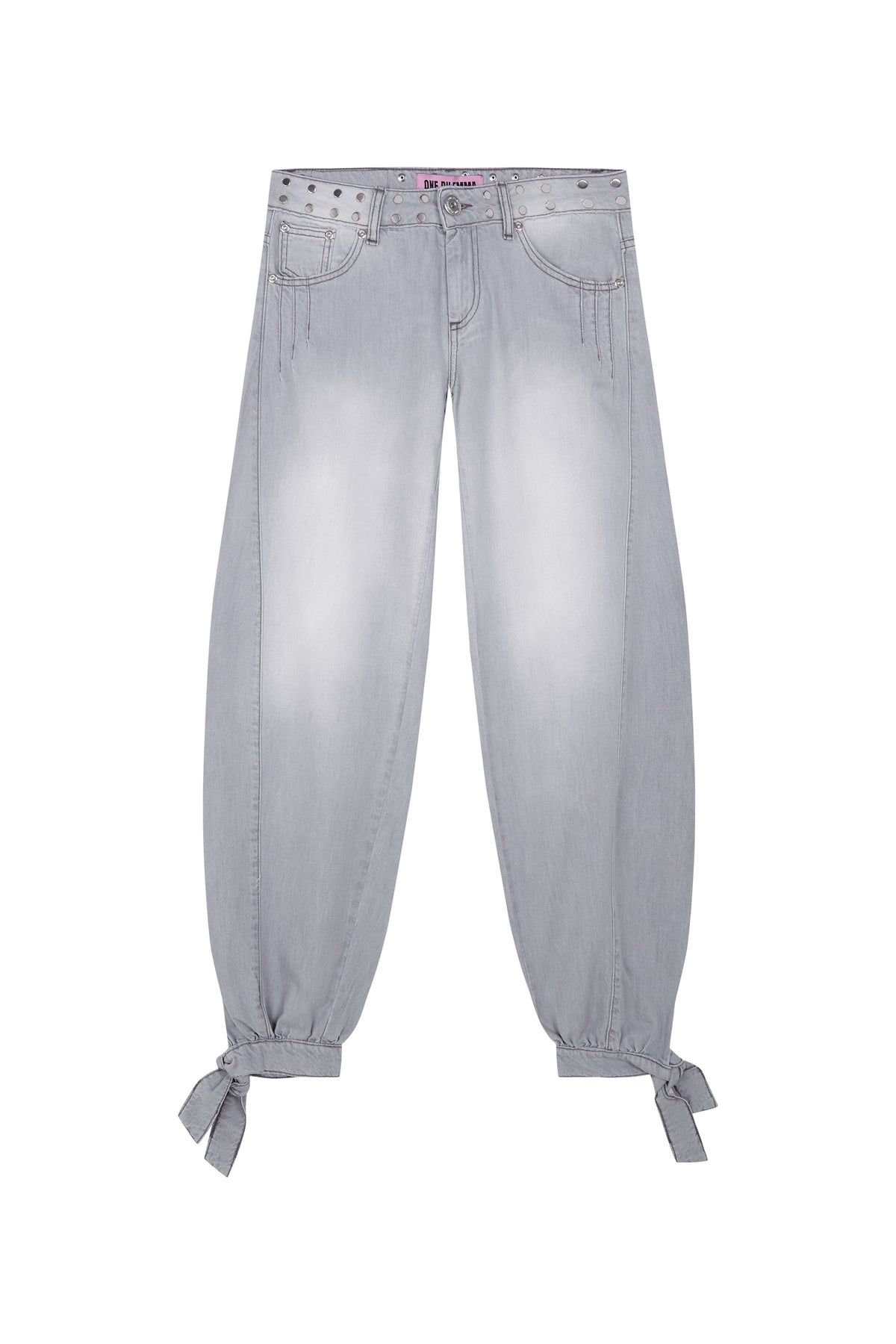 GREY BALLOON JEANS