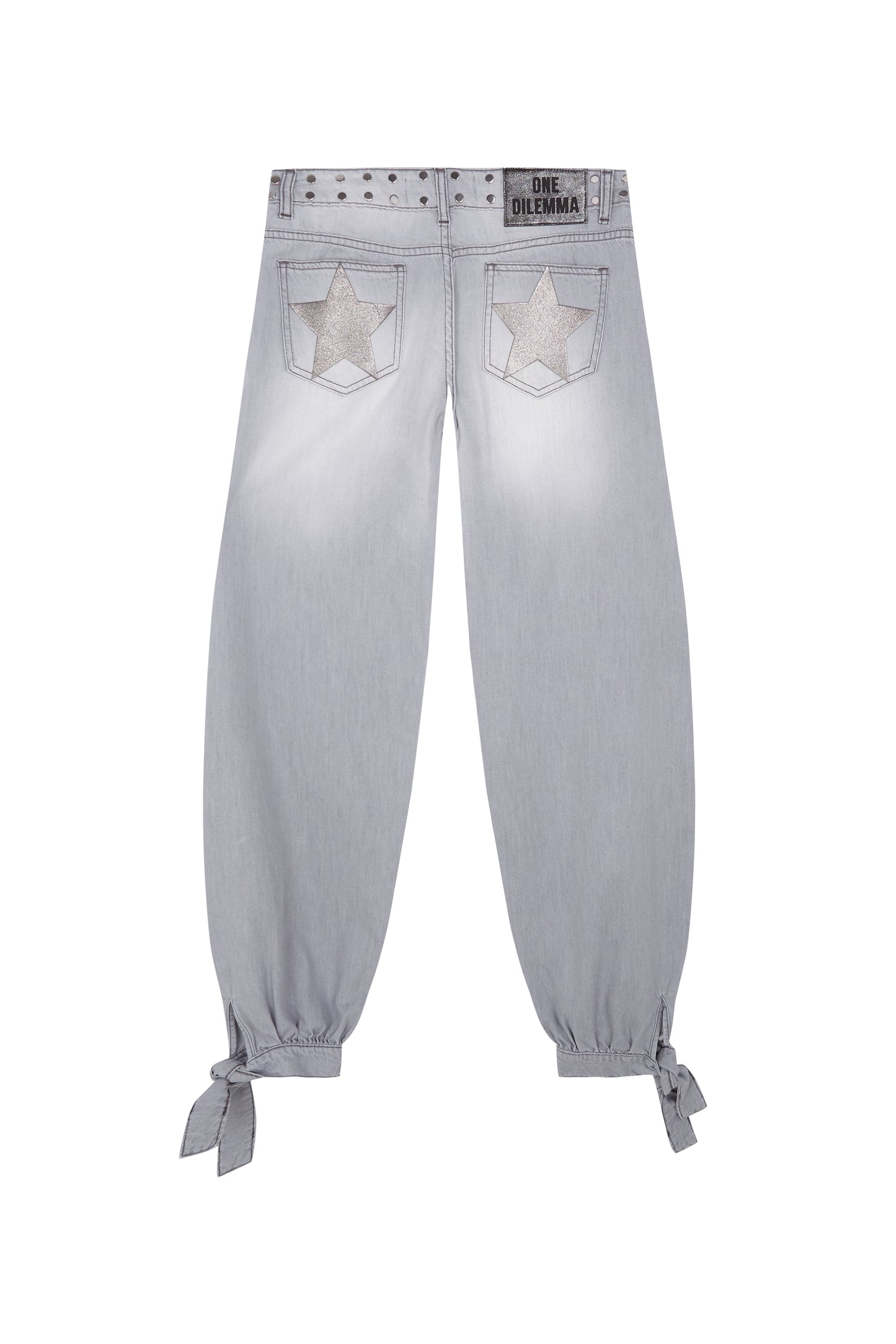 GREY BALLOON JEANS
