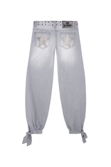 GREY BALLOON JEANS