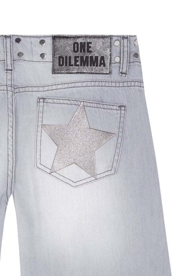 GREY BALLOON JEANS