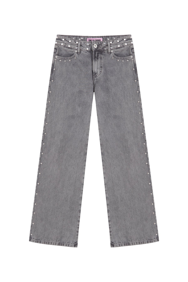 GREY JEANS SHINY STAR