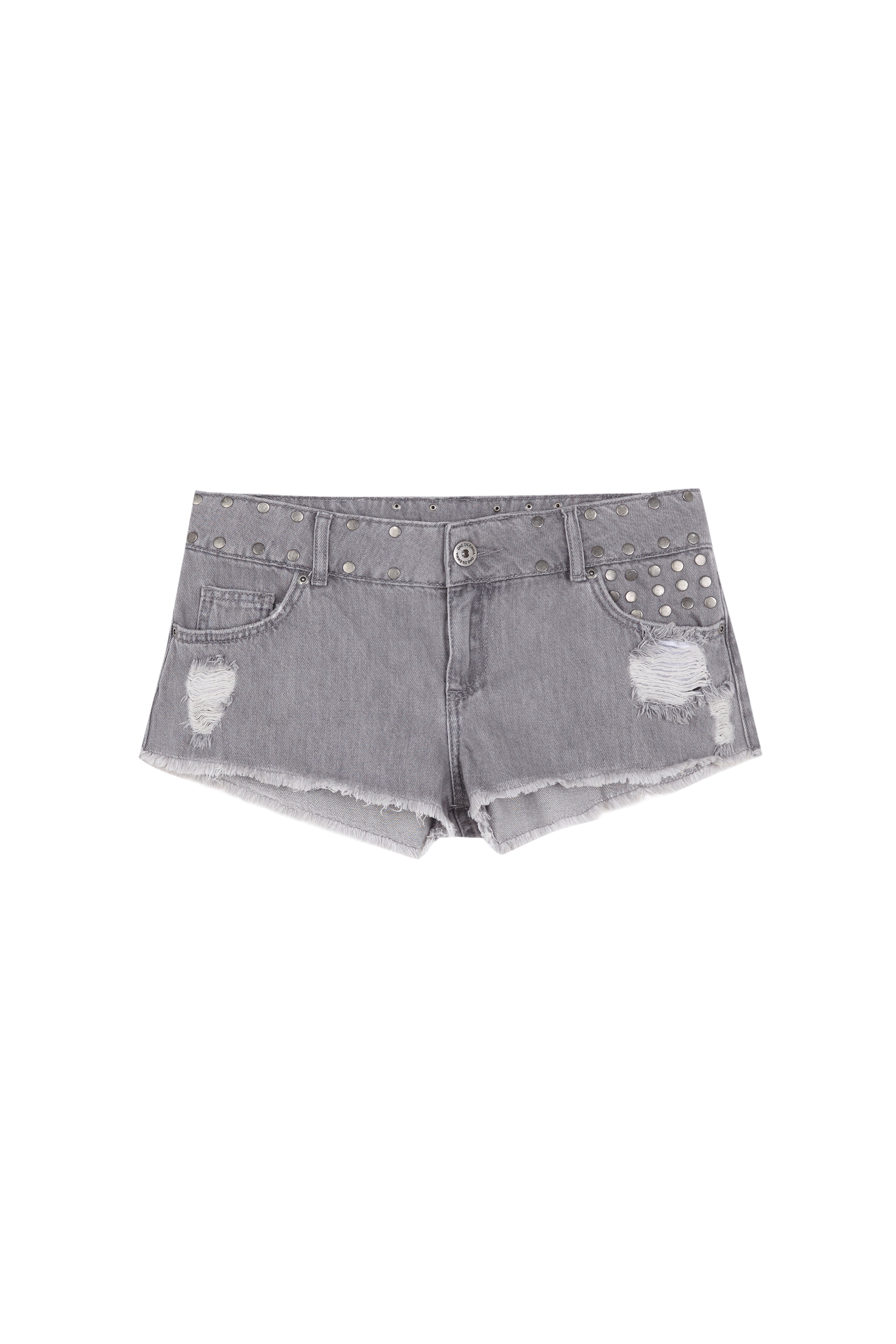 Grey Mini Short Crossed Star | OneDilemma – One Dilemma