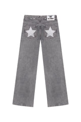 GREY JEANS SHINY STAR