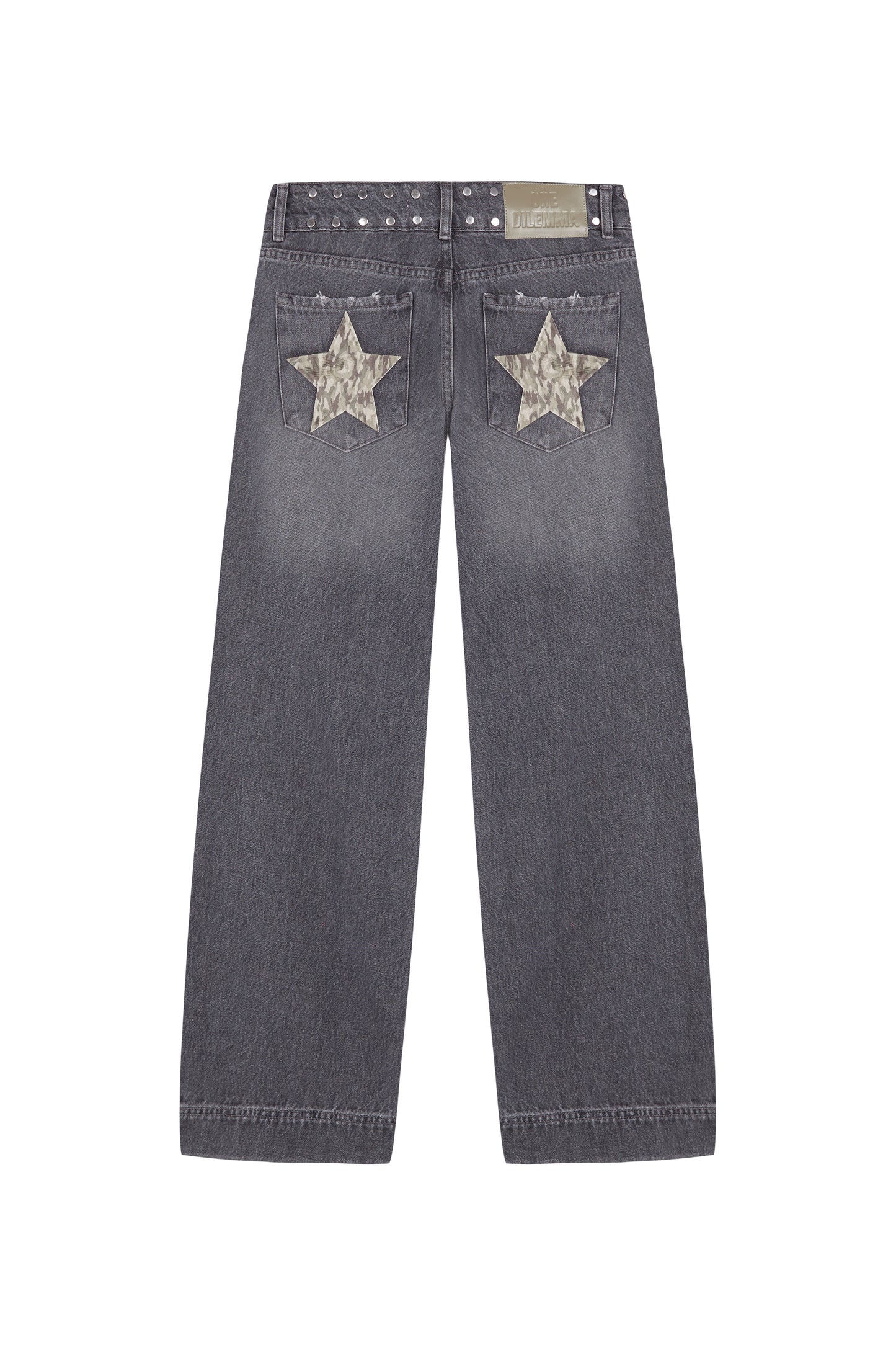 GREY JEANS MILITAR STAR