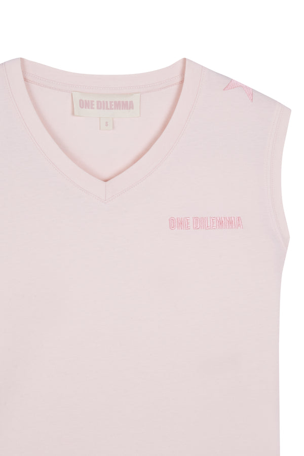 PINK STARS T-SHIRT