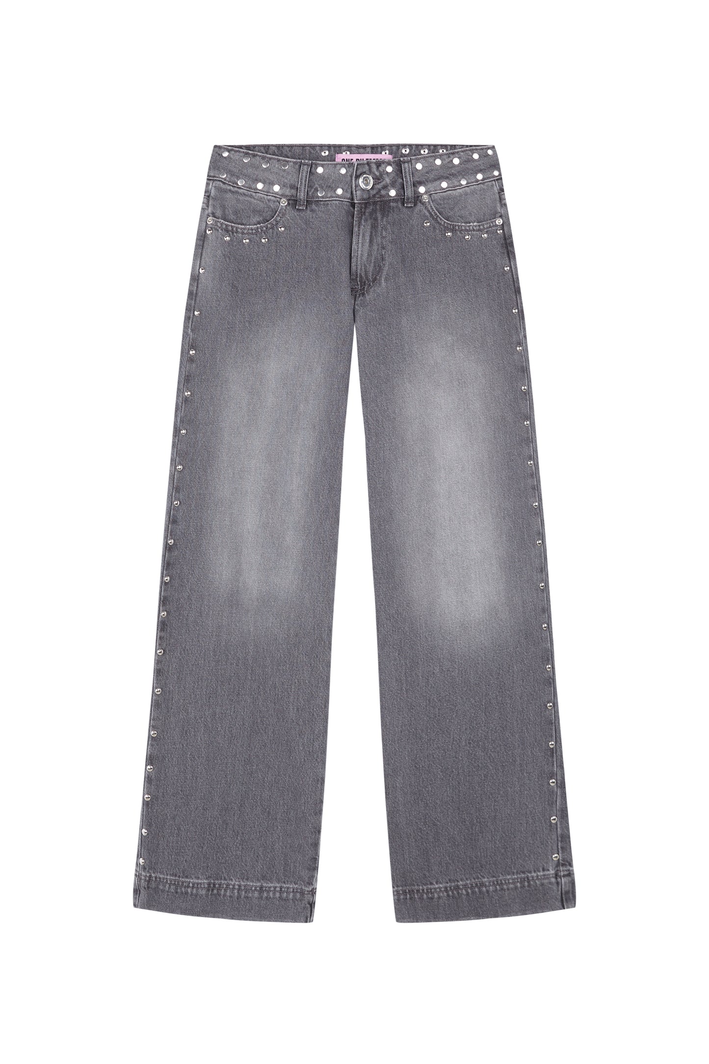 GREY JEANS MULTI-RED STAR