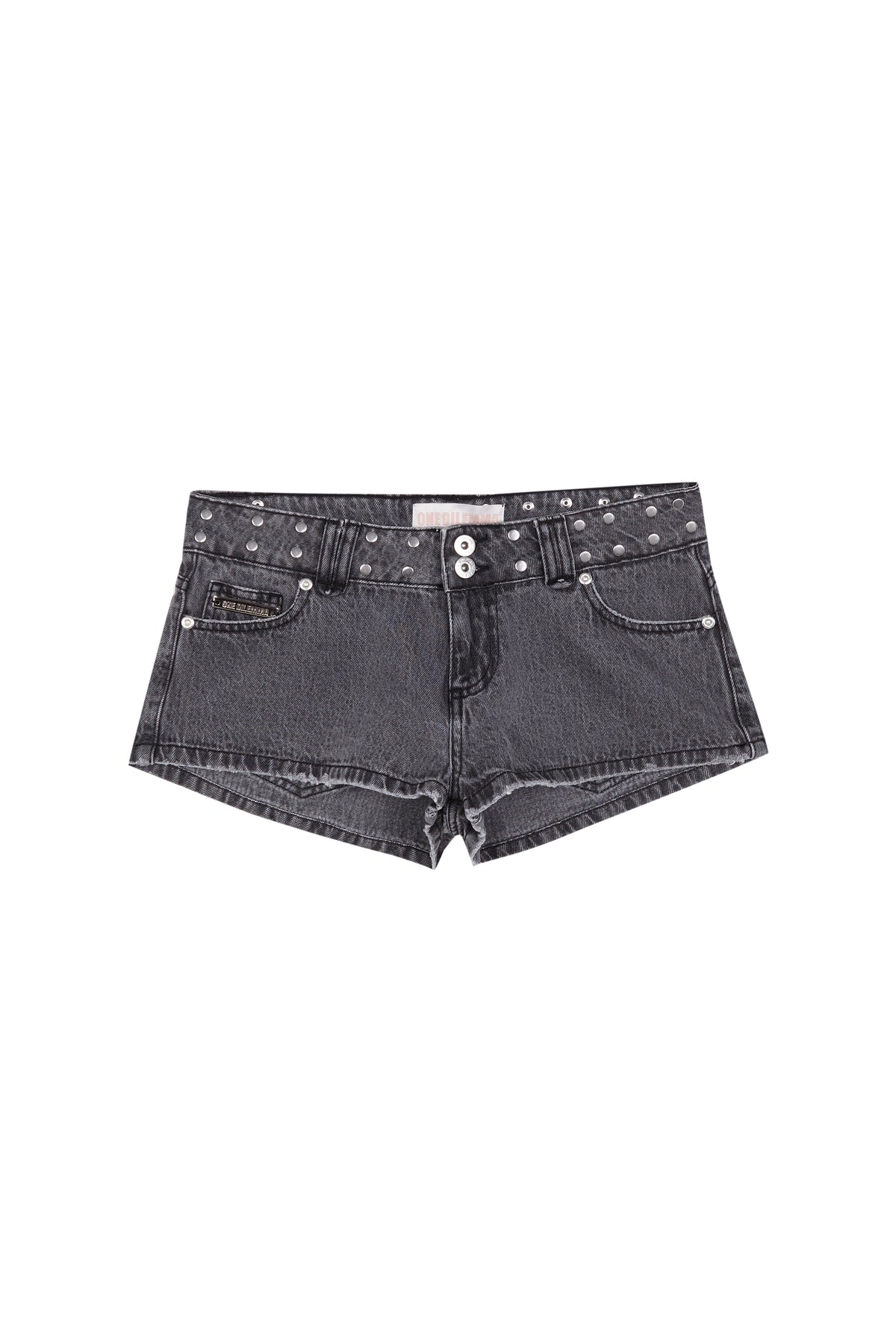 BLACK MINI SHORT BEADED STAR