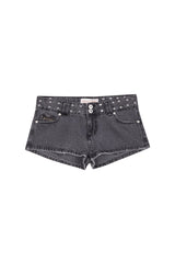 BLACK MINI SHORT BEADED STAR