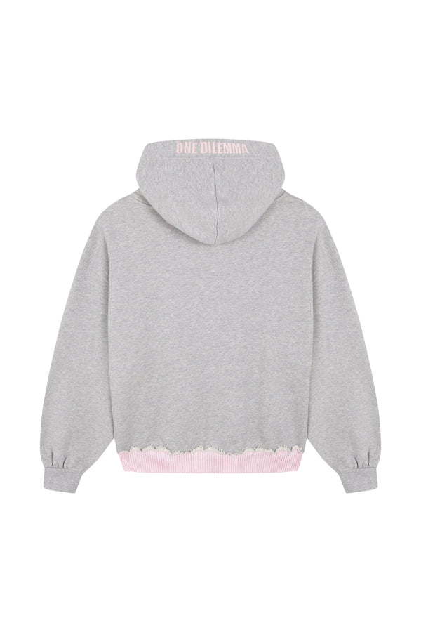 FRAYED STAR HOODIE