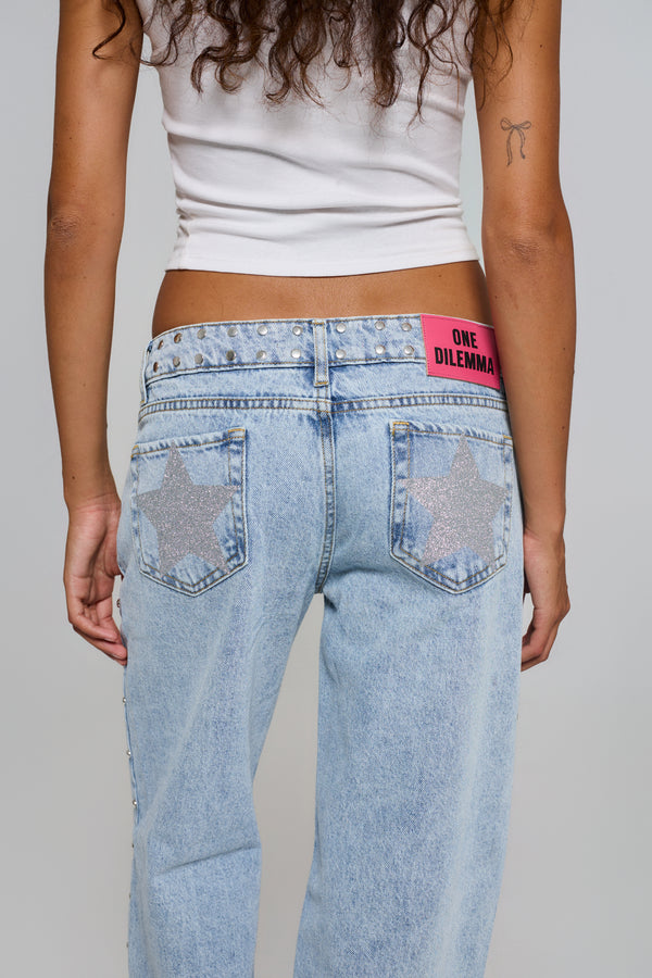 BLUE JEANS SHINY STAR