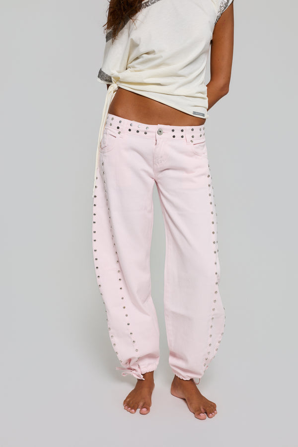 Silver Star Pink Balloon Jeans