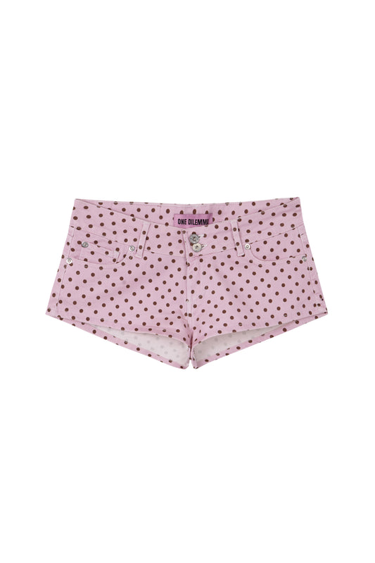 Mini-short polka dots