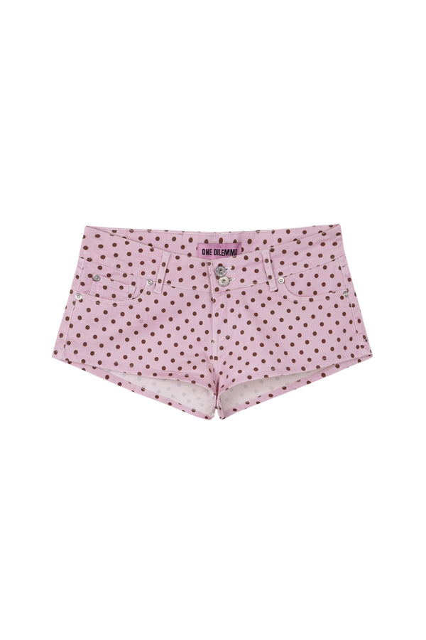 Mini-short polka dots